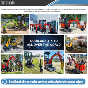 Miniexcavadora compacta CE EPA de 1 <span class=keywords><strong>a</strong></span> 2 toneladas con martillo hidráulico, barrena, cucharón, orugas de goma, cabina cerrada/abierta y giro de cola cero - Product Image 6