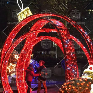 Magical LED Christmas Arch Light Outdoor Decoration for Holiday Events and Winter Festival Entrance Displays - Product Image 6