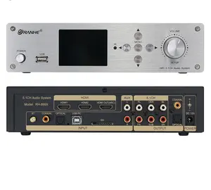 RH-899X silbrig/schwarz DSD Audio Player Verlustfreie DTS/AC3 Decodierung Audio Player HDMI Glasfaser und Koaxial 5.1 Kanal