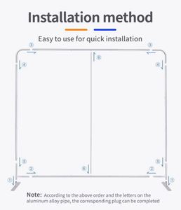 Premium Fabric Aluminium Pole Frame Easy Assembly Fast Show Advertising Exhibition Stand Display Trade Show <b>Banner</b> - Product Image 3