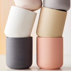 Support de bougie en céramique personnalisé, rond et creux, fait main, accessoire de décoration intérieure, fabricant en gros - Product Image 2