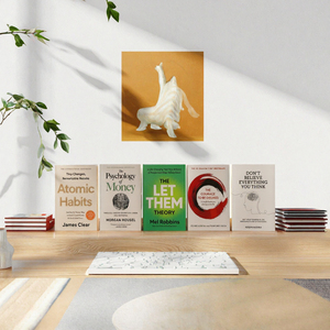 Collection de 5 livres sur le développement personnel : Atomic Habits, La psychologie de l'argent, Let Them Go Theory, Atomic Habits, psychologie de l'argent - Product Image 3