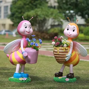 Escultura Decorativa <span class=keywords><strong>de</strong></span> Resina, Escultura <span class=keywords><strong>de</strong></span> <span class=keywords><strong>Abeja</strong></span> <span class=keywords><strong>de</strong></span> Resina para Jardín, Proveedor <span class=keywords><strong>de</strong></span> Resina, <span class=keywords><strong>Abeja</strong></span> <span class=keywords><strong>de</strong></span> Dibujos Animados - Product Image 4