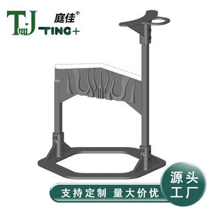 Support de fendeur de bois en fonte avec base hexagonale pour fendre du bois de chauffage, utilisation extérieure - Product Image 3