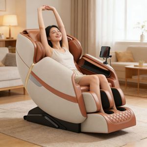 Massage Chair Full Body Railless Plug-In With <b>Roller</b> Foot Massage And Airbags For Home Use - Product Image 4