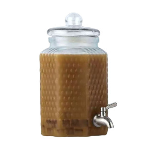 1 gallon chất lượng băng lạnh rõ ràng ly thủy tinh bên nước trái cây container đa chức năng hộ gia đình Jar - Product Image 4