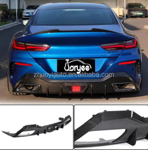 2023 Facelift AC Style diffusore posteriore scarico con luce a LED per BMW <span class=keywords><strong>serie</strong></span> <span class=keywords><strong>8</strong></span> G16 F93 <span class=keywords><strong>Gran</strong></span> Coupe 2021-accessorio ABS in fibra di carbonio - Product Image 3