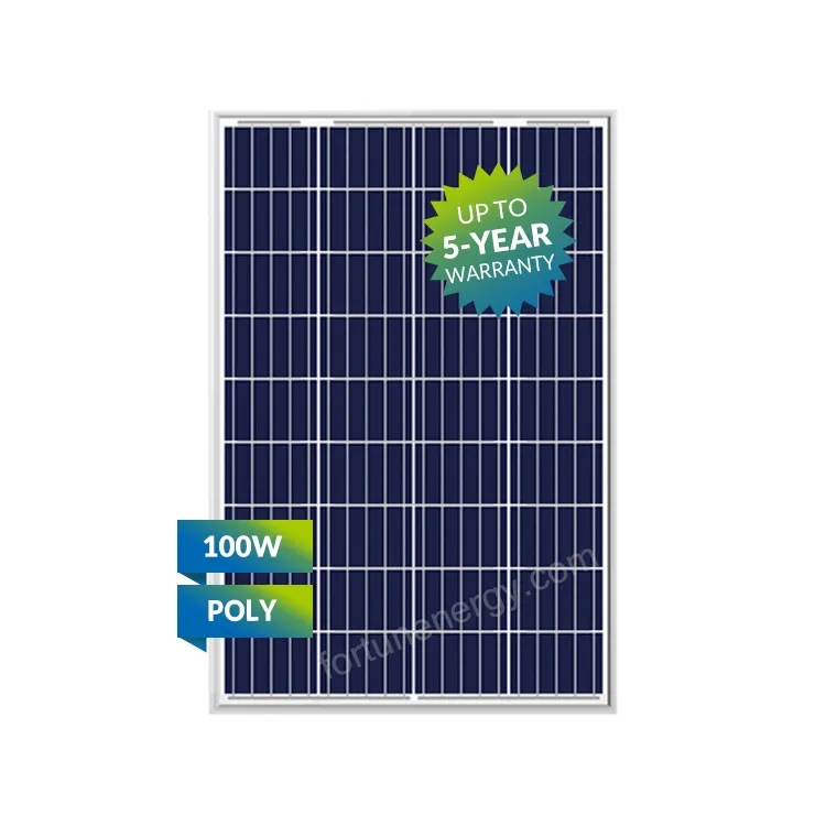 Kích Thước Nhỏ Panel Năng Lượng Mặt Trời 100 Watt 120 Watt 150 Watt Poly Panel Năng Lượng Mặt Trời