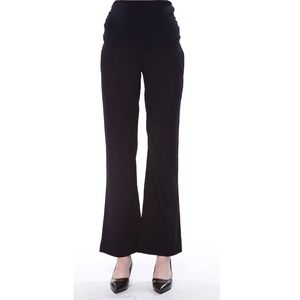 Emotion Moms Big Size <strong>Maternity</strong> Palazzo Long Straight Fit Summer Pregnancy Adjustable High Waist Cool <strong>Linen</strong> Fabric <strong>Trousers</strong> - Product Image 4