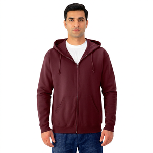 Sudadera con Capucha de Alta Calidad para Hombre, Unisex y Tallas Grandes, Sudadera con Logotipo Personalizado Bordado, Diseño Sólido, Gran Venta - Product Image 1