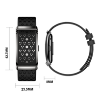 Pulsera Inteligente DS07, Monitor de Ritmo Cardíaco, Monitor de Actividad Física, Temperatura Corporal, Banda Inteligente para Llamadas BT, Modo Deportivo