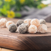 Perles de Tapioca Boba Noires Instantanées Halal "Rainbow" Crues à Cuisson Rapide (5 Min) Séchées 1kg 3kg pour Bubble Tea Fabricant