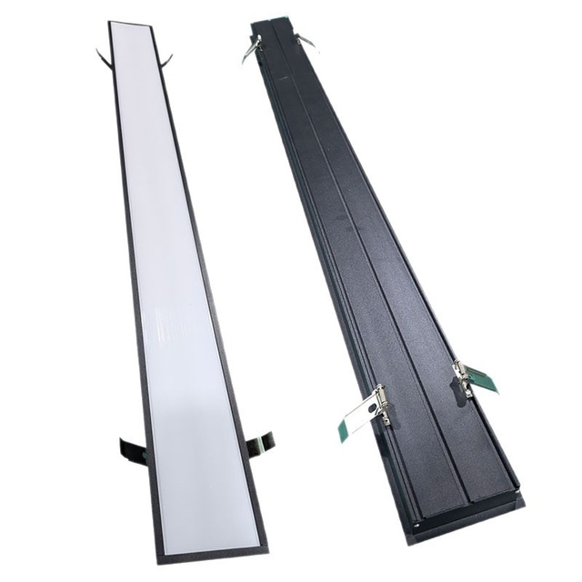 Hanging Aluminum Line Lamp Strip Light Long Bar Light Office Supermarket Light Seamless Splicing Flat Linear