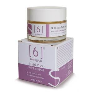 S[6] Crema Facial Biologica Nutri-Plus 50ml Nutritiva Antiarrugas Para Piel Seca y Madura Hecha en Italia - Product Image 1