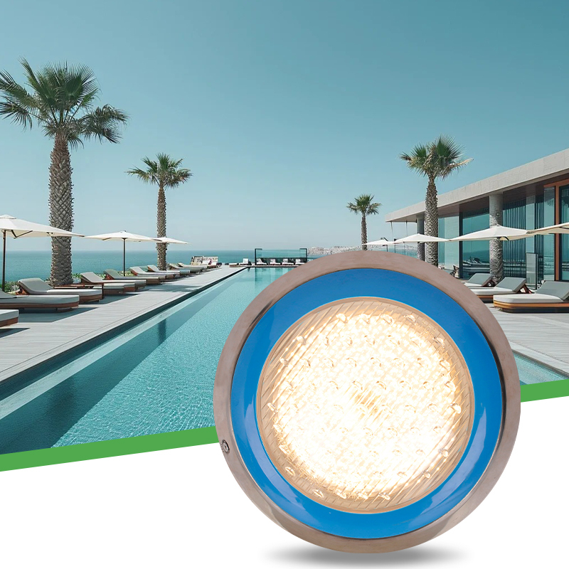 Hot Sale Colorful Led Waterproof IP68 DC12V Pool Light 18w Led Swim Pool Light Best Led Pool Light 230*H50mm 1260LM SP-YC230S