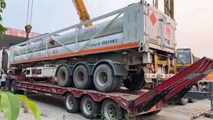 <span class=keywords><strong>ถัง</strong></span><span class=keywords><strong>แก๊ส</strong></span><span class=keywords><strong>มือ</strong></span><span class=keywords><strong>สอง</strong></span> Cng รถเทรลเลอร์ยาว Cng 20FT <span class=keywords><strong>ถัง</strong></span>เหล็กไร้รอยต่อความจุมาก12ท่อ2025 - Product Image 2