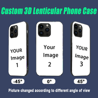 Funda Lenticular 3D DIY Personalizada con Movimiento para Móvil, Carcasa Protectora Creativa para SAMSUNG IPHONE