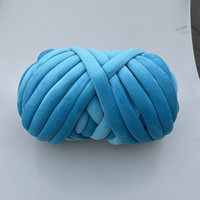 New DIY Crystal Velvet Core-Spun Yarn 3cm Thick Hand Knitting Yarn for Blankets Fabric Strips Pillows Cat Beds Polyester Blended