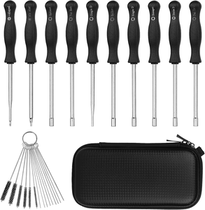 Kit de 14 outils de nettoyage de carburateur avec tournevis pour réglage de carburateur 2 temps, kit d'outils de réglage de carburateur pour petits moteurs - Product Image 1
