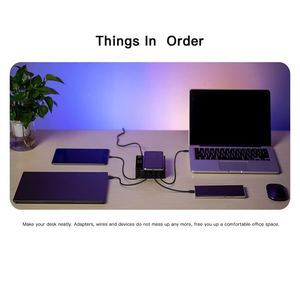 Estación de Carga de Escritorio USB-C Power 200X de 200W con 4 Puertos (Máx. 140W) + 1 Puerto Inalámbrico de Carga Rápida con Pantalla LED - Product Image 6