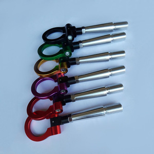 Gancho de remolque Lancer Ex de acero aleado dorado para parachoques delantero, para remolcar automóviles - Product Image 4