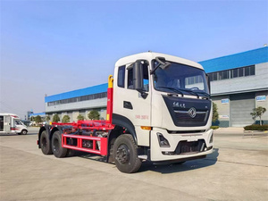 Camion benne à benne basculante multifonctionnel Dongfeng 6x4 de 20 tonnes avec bras de levage, diesel, nouveau, transmission manuelle, pour la collecte des déchets - Product Image 6