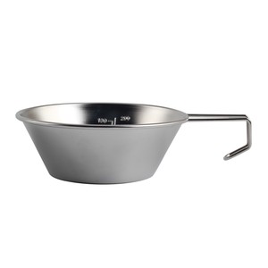 Taza Sierra de Acero Inoxidable para Exteriores, Tazón Portátil para Camping con Escala de Medición y Asa de Alambre para Excursiones, Picnic, Café y Té - Product Image 3