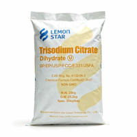 Stabilisateur de pH au citrate dihydraté LEMON STAR à haute transmission lumineuse, qualité alimentaire, certifié Halal/Kosher, pour pâtisserie, bonbons gélifiés et confitures