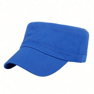 Wholesale Unisex 6-Panel Baseball <b>Cap</b> <b>Summer</b> Solid Color <b>Flat</b> <b>Cap</b> Polyester/Cotton Corduroy Digital Printing 3D Character Style - Product Image 5