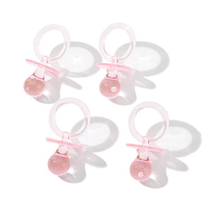 Ornements de sucette en acrylique transparent HLC, décorations suspendues en cristal, décoration de table pour baby shower, fournitures pour fête de baptême de bébé - Product Image 4