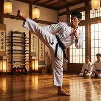 Vente flash Uniformes d'arts martiaux Woosung Équipement d'entraînement de karaté Uniforme de karaté Gi