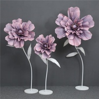 Perlengkapan Pernikahan Hibiscus Baru, Dekorasi Bunga Jalan Menuju Panggung, Hiasan Jendela, Model Bunga Hibiscus 001