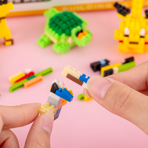 Creative <b>Mini</b> Building Blocks Small Particles Educational Puzzle For Children 4-7 Years <b>Old</b> Unisex Plastic Toy Set - Product Image 3