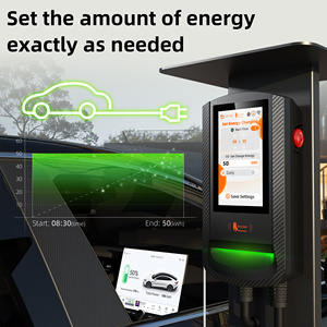 เฟรี TS-NACS 12kW 50A อุปกรณ์ชาร์จรถยนต์ไฟฟ้าแบบติดผนัง สมาร์ท DLB ควบคุมด้วยแอปพลิเคชัน พร้อมบัตร RFID และบันทึกการชาร์จ อัปเดต OTA สำหรับใช้งานกลางแจ้ง - Product Image 6