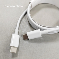 Câble USB Type-C vers Type-C en cuivre pur 45W 25W à charge rapide PD, en nylon, pour ordinateurs et téléphones mobiles, échantillon gratuit, étiquette personnalisée