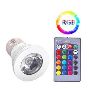 หลอดไฟ LED RGB เปลี่ยนสีได้ ควบคุมผ่าน Wi-Fi  ขั้ว E27 อายุการใช้งาน 25000 ชั่วโมง ตัวหลอดทำจาก PVC ใช้ไฟ AC 85-265V ปรับความสว่างได้ ติดตั้งบนเพดาน - Product Image 2