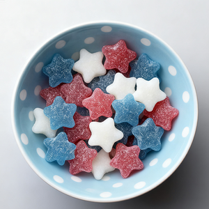 Caramelo gomoso multicolor afrutado Halal con etiqueta privada personalizada al por mayor con embalaje personalizado y servicios OEM/ODM - Product Image 1