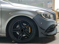 Pare-chocs de voiture de haute qualité pour Mercedes Benz W117 CLA 2013-2019 ans modèle Facelift CLA45 avec grilles de pare-chocs tuyaux de diffuseur arrière