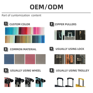 Ensemble de bagages de voyage de luxe légers 4 pièces avec serrure à combinaison et 4 roues pivotantes pour <span class=keywords><strong>avion</strong></span> et affaires – Vente directe fabricant - Product Image 5