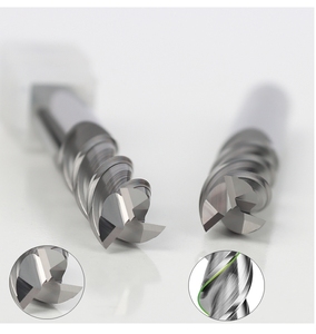 高品質タングステンコバルトフライス盤用CNC工具HRC55超硬ソリッドエンドミル3枚刃スクエアカッターアルミ銅OEM - Product Image 2