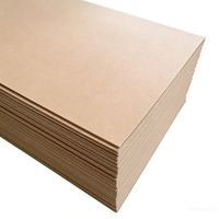 Tablero de Fibra de Alta Densidad (HDF) de 3mm, 5mm, 6mm, Revestimiento para Puertas, Base para Pisos, Certificado CARB, Panel Liso, Precio de Fábrica al por Mayor