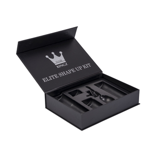 Customized Print <b>Black</b> Rigid Paper <b>Box</b> Wholesale Recyclable Magnetic <b>Gift</b> <b>Box</b> - Product Image 3