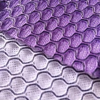 Tissu en maille 3D respirant et lavable en polyester HH-010 pour matériaux de soutien-gorge