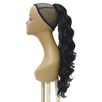 Nouveautés Perruques synthétiques à boucles françaises et ondulations naturelles, queues de cheval à cordon, clips de maintien pour femmes, couleurs personnalisables, haute température 6