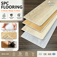 Losetas de Suelo SPC de Vinilo PVC Entrelazadas, Impermeables, de 4mm, 5mm y 6mm, con Aspecto de Cerámica, Piedra y Mármol