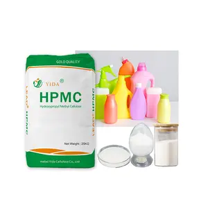 Fabricant chinois haute viscosité 200000 cps traité en surface HPMC de qualité chimique quotidienne pour détergent colle à papier peint savon à vaisselle