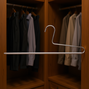 Mawa Stirrup Trouser Hanger Kh 1 Metal Bar 30cm Silver Pack Of 5 - Product Image 3