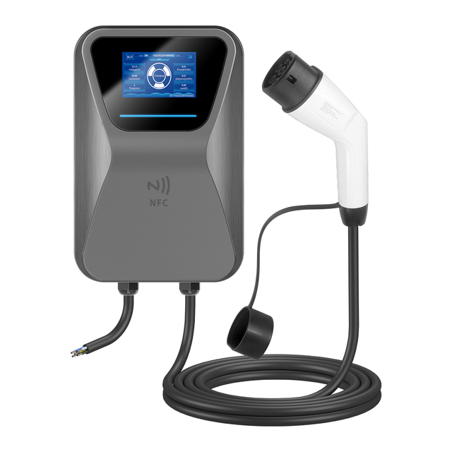 OEM Factory's New 11kw 22kW EV Charging Station 16A/32A 1/3Phase Wallbox EV Charger with APP Wifi OCPP for Electric Vehicles Car