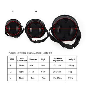 Capacete de segurança para animais de estimação, capacete de plástico com óculos de sol, chapéu para cachorro, animais de estimação, moda legal - Product Image 6