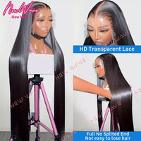 Perruques en cheveux vierges NewWave sans colle, prêtes à porter, avec monofilament transparent HD, dentelle pré-coupée, longues, prêtes à l'emploi